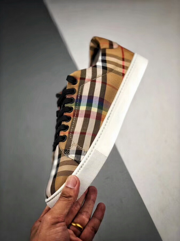 Authentic Burberry Rainbow Vintage Check Sneakers